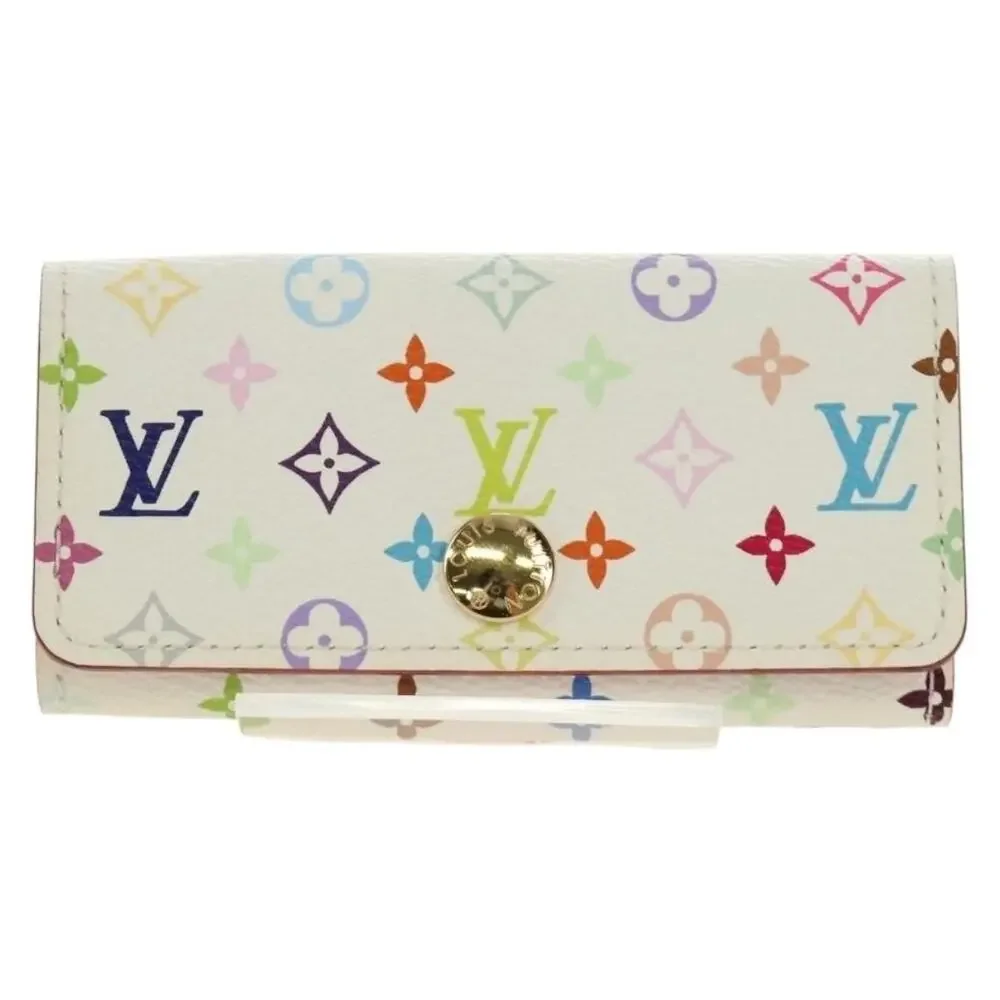 Louis Vuitton Monogram Multicolor Multicles 4 Key Case White